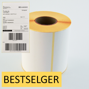 Fraktetikett termo 102x192 mm p rull