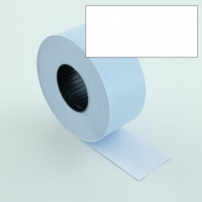 Etikett 26x12 mm hvit fryse lim rektangulr