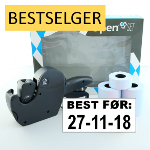 Pakketilbud, datomerkemaskin Jolly JC8 med 1 linje