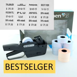 Pakketilbud prismaskin med 2 linjer, Open PC