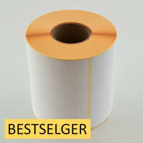 Thermo etikett p rull (fraktetikett), 102x192 mm, perm. lim