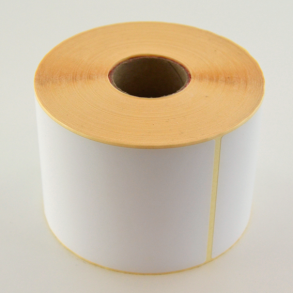 Thermo etikett p rull, 87x127 mm, perm. lim