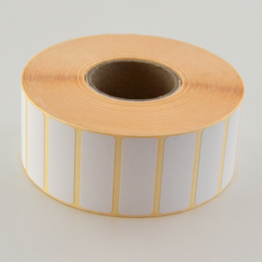 Thermo etikett p rull, 40x15 mm, perm. lim