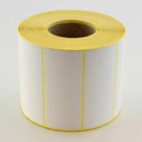 Thermo etikett p rull, 75x31 mm, perm. lim