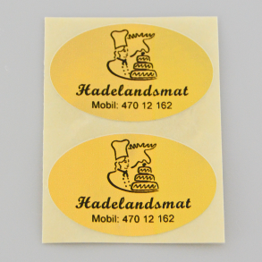 Gull og slv etiketter