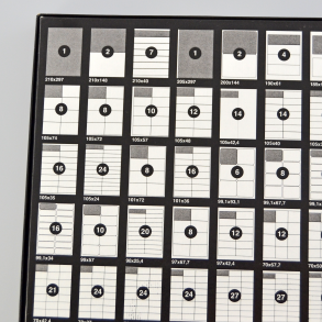 Selvklebende etiketter p A4 ark